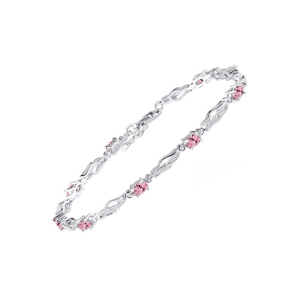 Womens Tennis Bracelet Silver Tone Round CZ Crystals Fashion Jewelry Bangle BR-057 Womens Tennis Bracelet Silver Tone Round CZ Crystals Fashion Jewelry Bangle BR-057